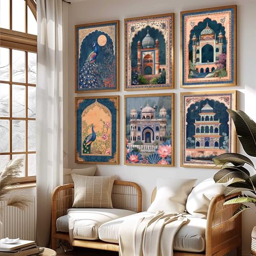 Image of kotart Premium Paintings with Frame for Home Decoration - Pichwai Wall Art Painting for Living Room Bedroom Office Wall Decoration - (13X17 INCH, G)