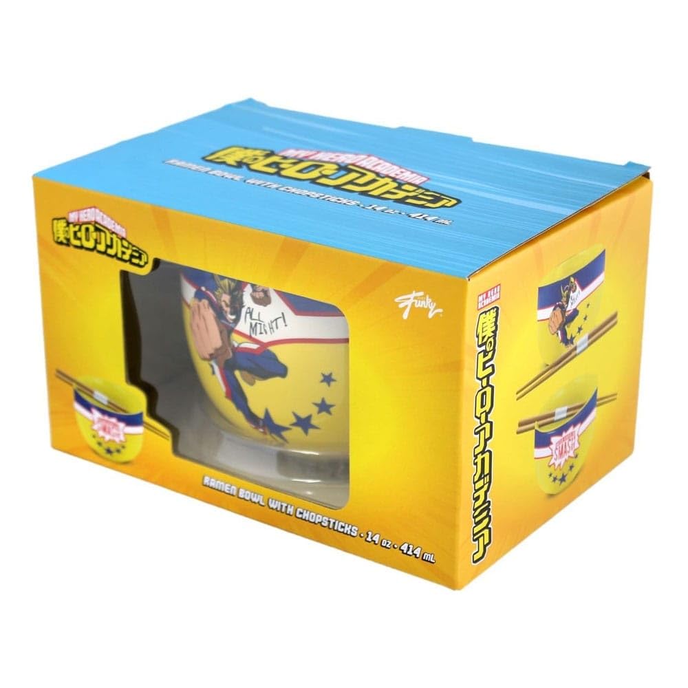 Just Funky My Hero Academia Bowl, 14 Oz Ceramic Bowl