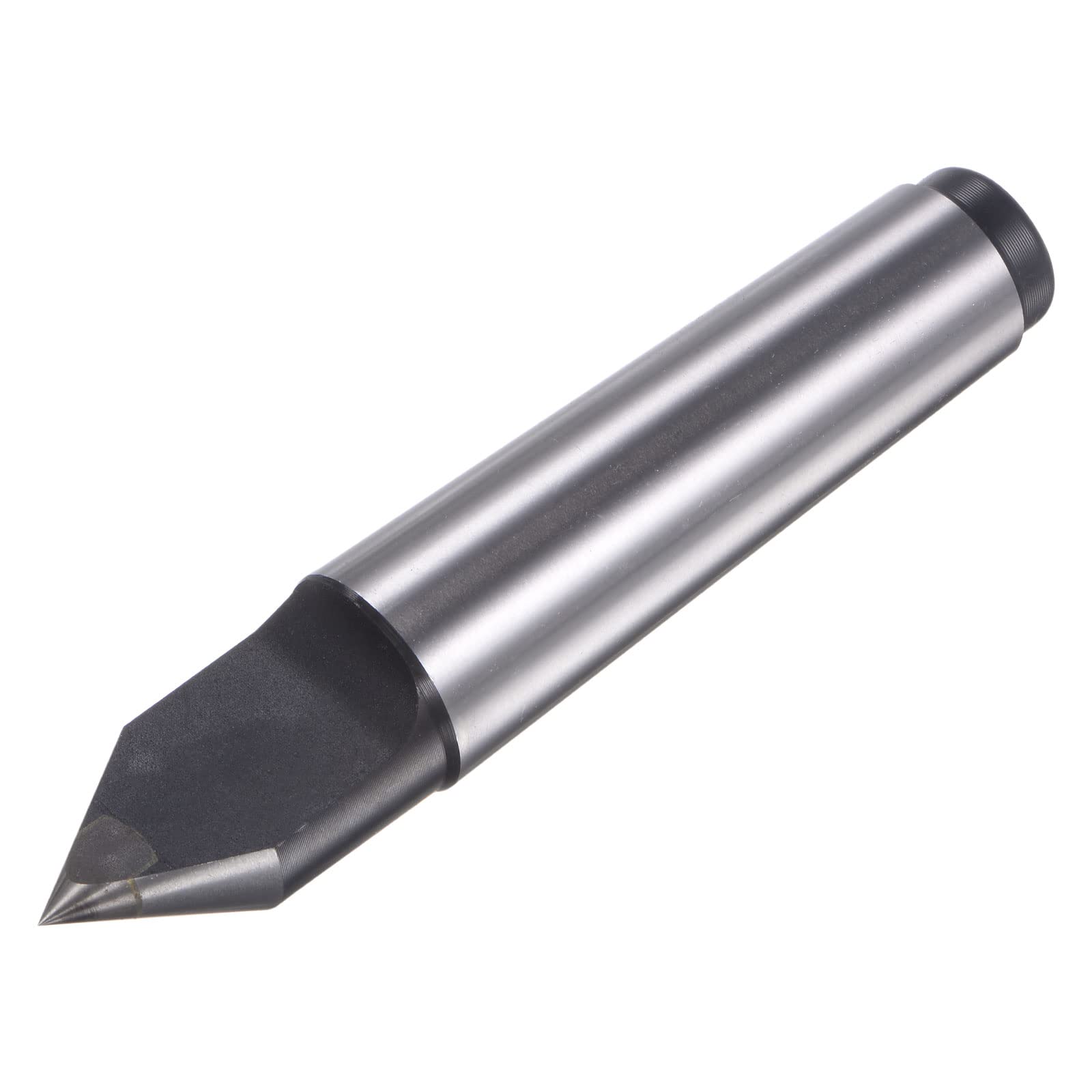 uxcell MT4 Tungsten Steel Half Notched Lathe Dead Center Morse Taper 4MT 60 Degree Lathe Drill Tool for Woodworking Woodturning