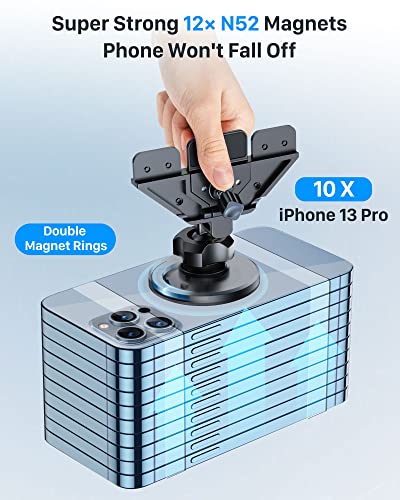 YOSH for MagSafe Car Mount CD Slot Phone Holder for Car CD Magnetic Phone Mount - Image 3