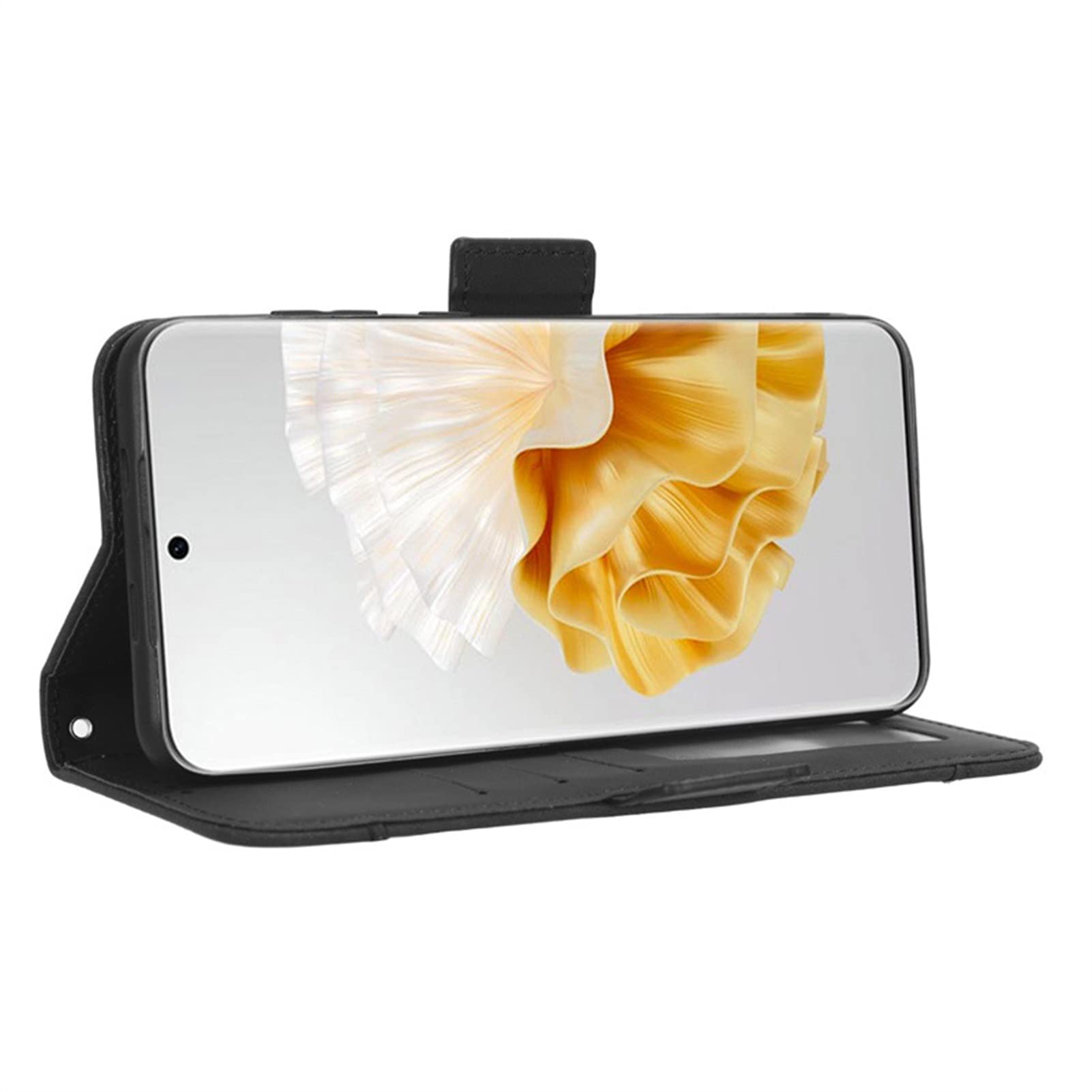 Etui na telefon komórkowy Huawei P60 / P60 Pro/P60 Art, skóra premium, z klapką, etui na telefon komórkowy z przegródkami na karty, zapięcie magnetyczne, skórzane etui ochronne, brązowe, typ P60