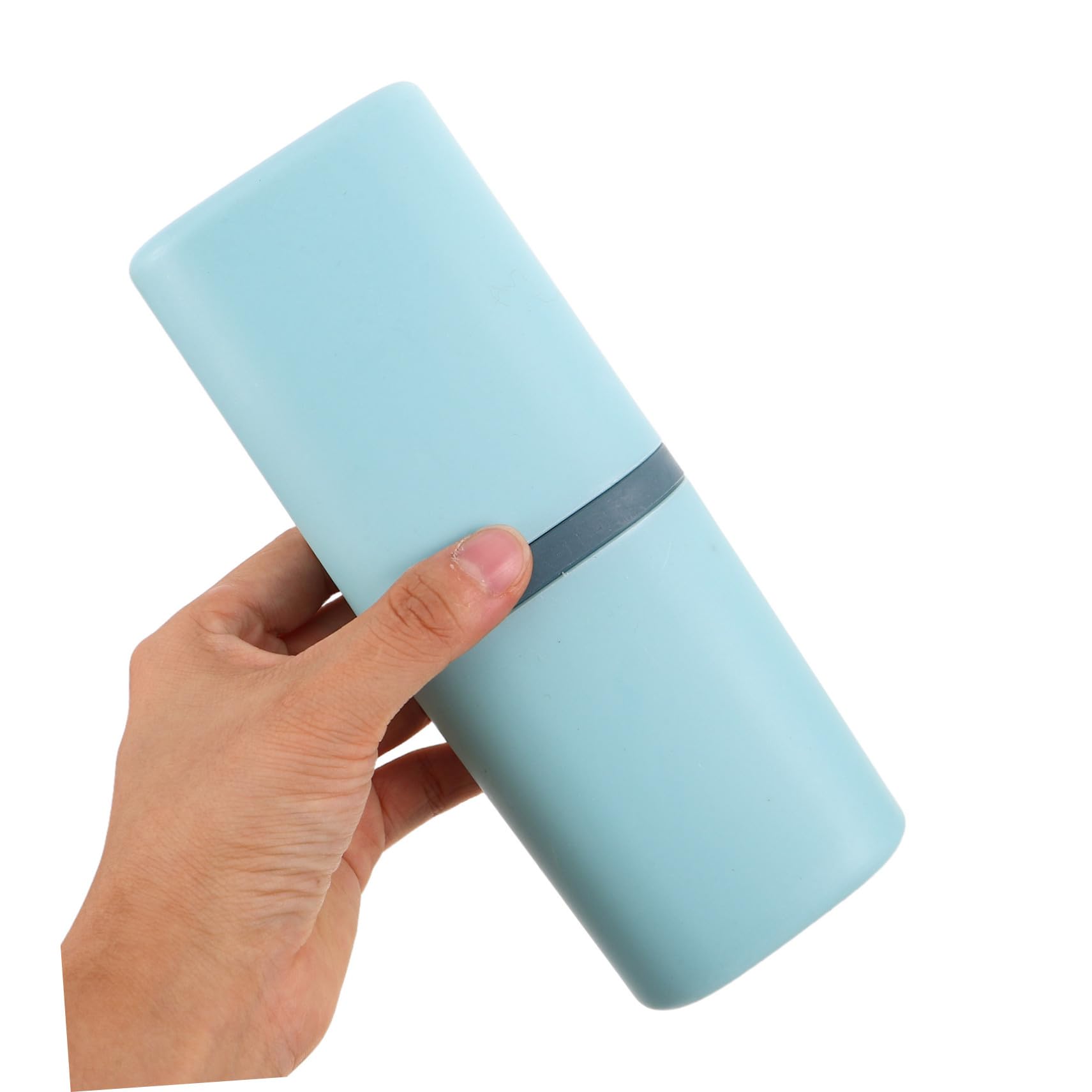 8 Piezas Portacepillos de Viaje Portátiles con Tapa Estuche Organizador para Cepillo Pasta y Enjuague Bucal Almacenamiento Compacto para Camping Negocios y Uso Diario Baño