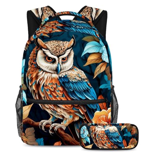 Cartables de grande capacite sac a dos scolaire etudiant avec trousse
