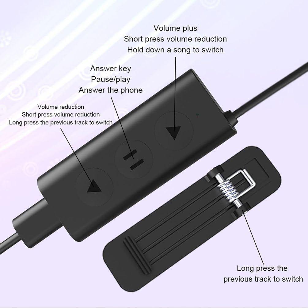 Kabelgebundene Knochenleitungs-Bluetooth-Kopfhörer (3,5 mm oder Typ C), offene Ohr-Kopfhörer mit Mikrofon, Sport-Kopfhörer zum Laufen, Radfahren