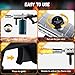 ARTFLAMM Powerful Grill Torch Gun | Propane Torch Gun, Adjustable Flamethrower | Blowtorch for BBQ, Camping, Charcoal Lighter & Fire Starter
