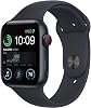 Apple Watch SE (2.ª generación) (GPS + Cellular, 44mm) - Caja de aluminio medianoche con correa deportiva medianoche, M/L (Reacondicionado premium) 1