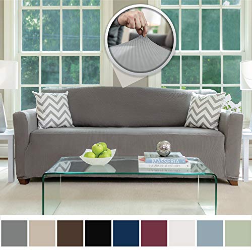 Sofa Shield Original Fitted 1 Piece Large Sofa Protector for Seat Width up