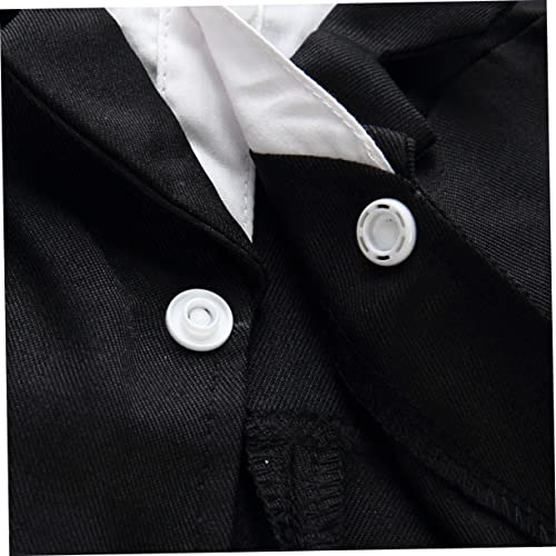 Traje formal para perros KESYOO talla L negro miniatura 5