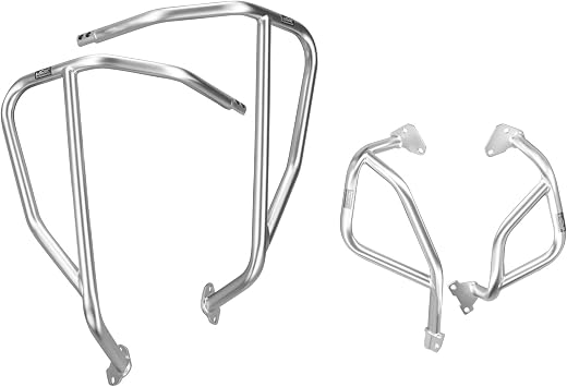 Motorcycle Engine Guard Crash Bar Protector Replacement Saddlebags Guard,Compatible with Honda CRF1100L Africa Twin MT2020-,Lossless Installation Developed According to The Original Car Data