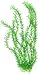Pawliss Aquarium Decor Fish Tank Decoration Ornament Artificial Plastic Plant Green 13 inch