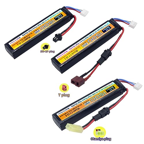 Baterías para drones de coche y aviones teledirigidos con enchufe SM-2P 3