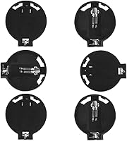 Vista 5 de WMYCONGCONG 30 PCS botón titular de batería CR2032 CR2025 moneda botón célula titular de la batería, negro