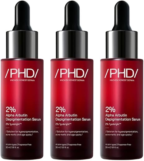 /PHD/ 2% Alpha Arbutin Depigmentation Serum | Alpha Arbutin Serum for Pigmentation &amp; Dark Spots | Face Serum for Women &amp; M...