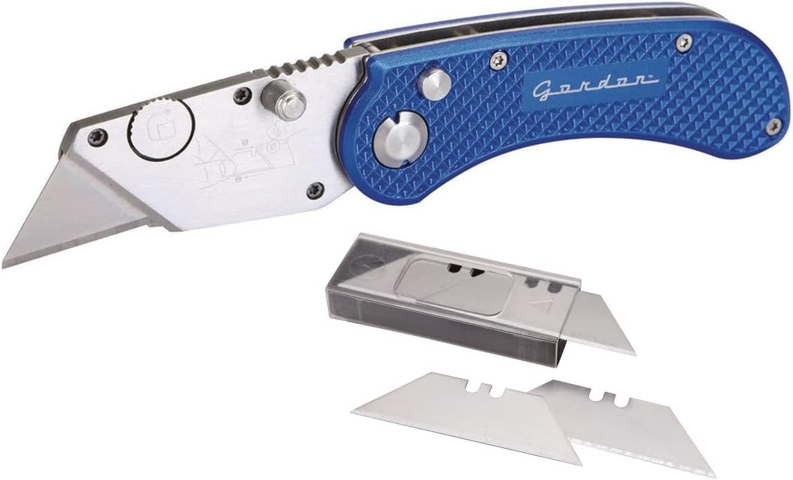 Gordon Heavy Duty Folding Fastback Utility Knife Box Cutter Work Knife