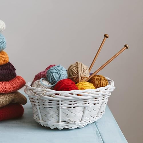 Miniatura 9 de Juego de 18 agujas de tejer de bambú de un solo punto para principiantes, agujas de tejer de 10 pulgadas14 pulgadas de longitud para tejer hechas a