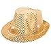 Produktbild Folat 24072 Tribly Party Hut mit Pailletten und LED Beleuchtung, Unisex-Erwachsene, Gold, Einheitsgröße