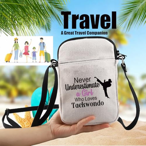 PXTIDY Taekwondo Crossbody Bag Karate Taekwondo Trainer Gift Crossbody Bag Karate Gifts Taekwondo Gifts Martial Arts Gifts4
