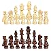 AMEROUS Wooden Chess Pieces Only, Tournament Staunton Wood Chessmen with 3.5 inches King, Chess Game Pawns for Chess Board Game, Replacement of Missing Pieces (2 Storage Bag Included)