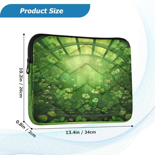 Funda Verde para Laptop 13-14 Pulgadas Resistente e Impermeable miniatura 3