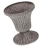 BIUDECO Grabvase aus Eisen Witterungsbeständig und Bruchfest Gedenkblumenvase für Friedhof Grab und Garten Vielseitiger Grabschmuck für Frische und Künstliche Blumen