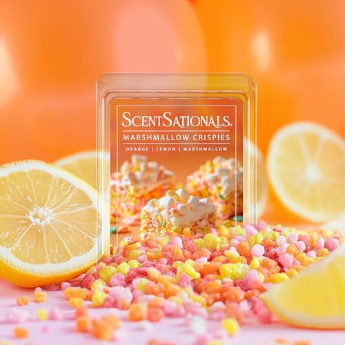 Scentsationals Wax Melts, Wax Cubes Strong Scent - Marshmallow Crispies - Long Lasting Scented Wax Melts for Warmer, 10oz (24-Cubes) - Thumbnail 3