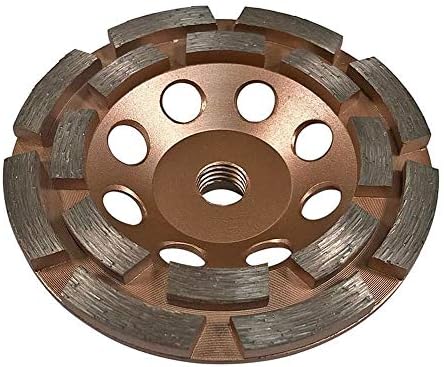 4.5" Diamond Cup Grinding Wheels for Concrete 16 Double Row Segments 5/8"-11 Arbor