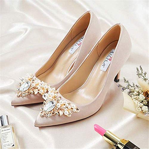 Choupee 130PCS Sew on Rhinestones in Metal Sewing Setting Sew on Jewel with Prong Champagne Sew on Glass Gems Claw Stones Mix Shape for Dress, Bag, Jeans, Clothes, Dance Costume, Shoes, Belt, Garment - Thumbnail 5