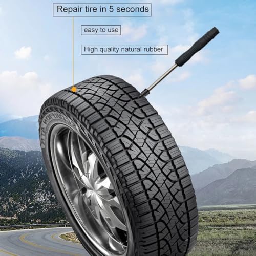 Image of Tire Repair Nail Tire Repair Rubber Screws Vacuum Tire Repair Tubeless Tools for Car Motorcycle Truck Scooter Bike Bicycle Tire Puncture Repair 10 Packs