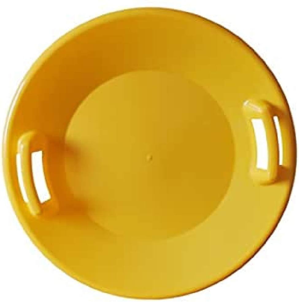 Rulyt Plastic Snow Slider- Disc, Color- Yellow