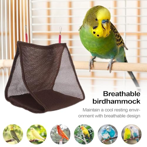 Casa de Pássaro para Gaiola - Brinquedos Respiráveis para Periquitos | Acessórios Para Gaiolas De Pe