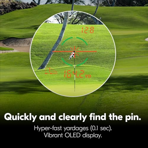 NIKON COOLSHOT PROIII STABILIZED Golf Laser Rangefinder | Waterproof 6X Monocular Optics with Hyper Read, Slope Compensation & Dual Locked ON Quake | Golf & Actual Distance Modes - image 3