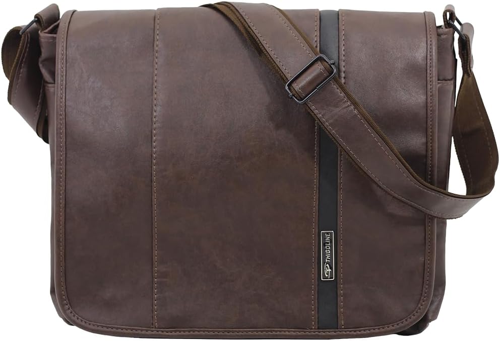 Pasta Carteiro THIGOLINE Executiva Magero para Notebook 14.1 – PE-017 – Café