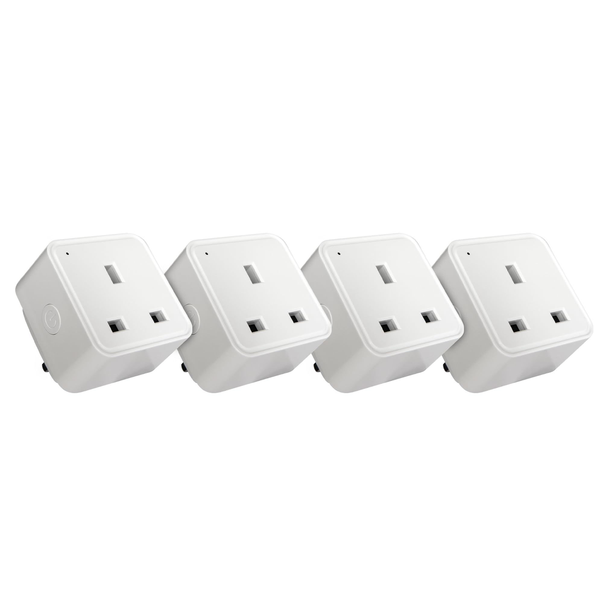 TCP Smart Plug UK WiFi Socket, Works with Alexa, Google Home, Siri Shortcuts, Voice Control, App Enabled, Set Smart Schedules and Timers, No Hub Required, White 4pk
