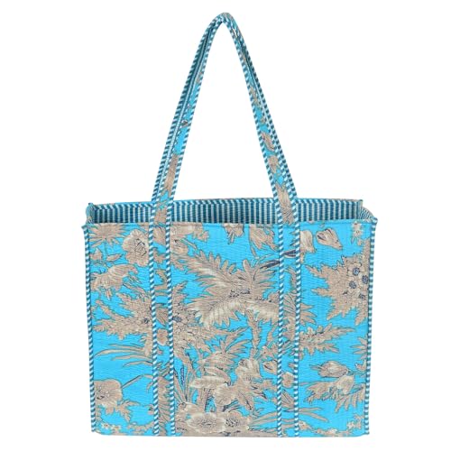 Image of Marubhumi Women Lightweight Travel Bag Purse Cotton Shoulder Tote Bag For Shopping Grocery & Beach Bag