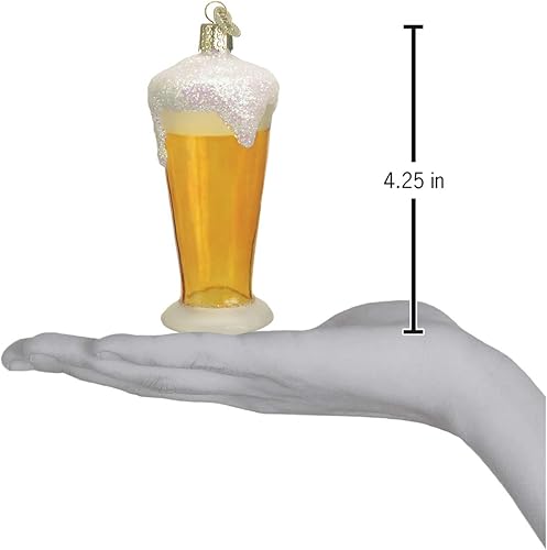 Miniatura 3 de Old World Christmas Craft Beer Collection - Adornos soplados para árbol de Navidad