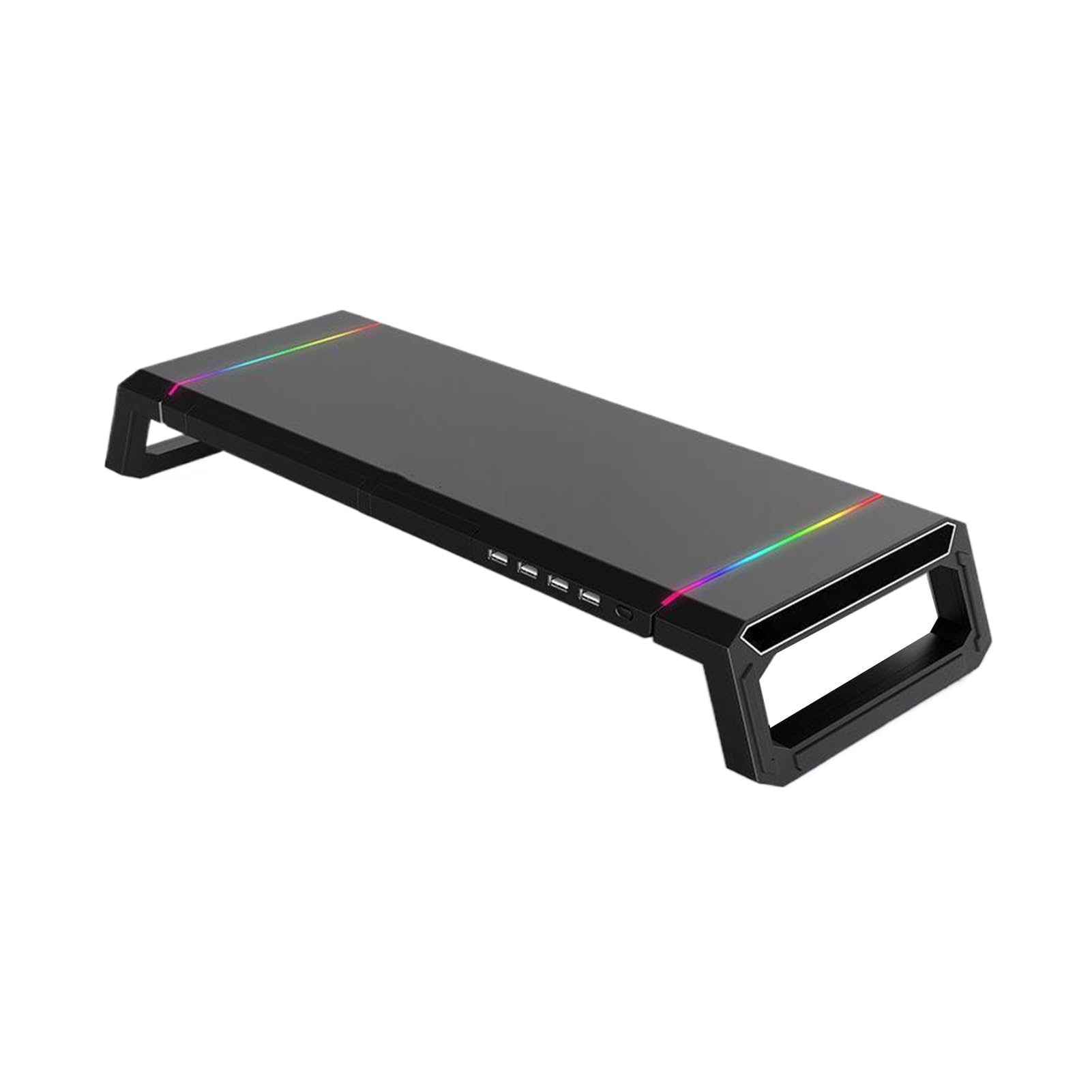 Support pour écrans robuste, support ordinateur portable et tiroir de rangement ergonomique