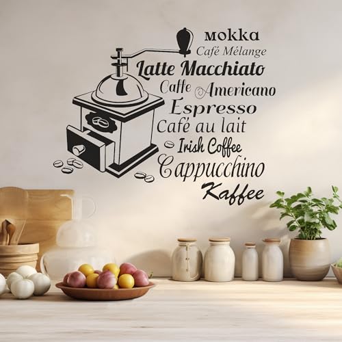 KIWISTAR Riesen Kalmar Tintenfische Wandtattoo in 6 Größen - Wandaufkleber Wall Sticker - Dekoration, Küche, Wohnzimmer, Schlafzimmer, Badezimmer