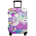 Kreskówka uroczy My Little Pony pokrowiec ochronny na walizkę zmywalny nadruk 3D wzór 4 rozmiary dla większości toreb ochronnych na bagaż zamek błyskawiczny, biały, L,