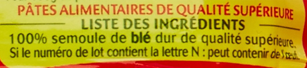 Panzani Pâtes Les 3 Minutes Spaghetti 500 g - Lot de 6