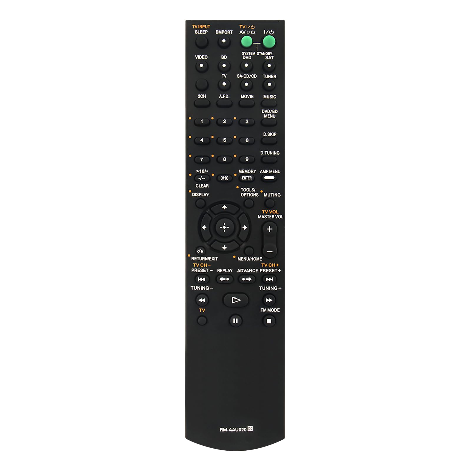 RM-AAU020 Replaced Remote fit for Sony AV Receiver STR-DH100 STR-DH500 STR-DG520 STRDH500 STRDH100 1-480-585-21