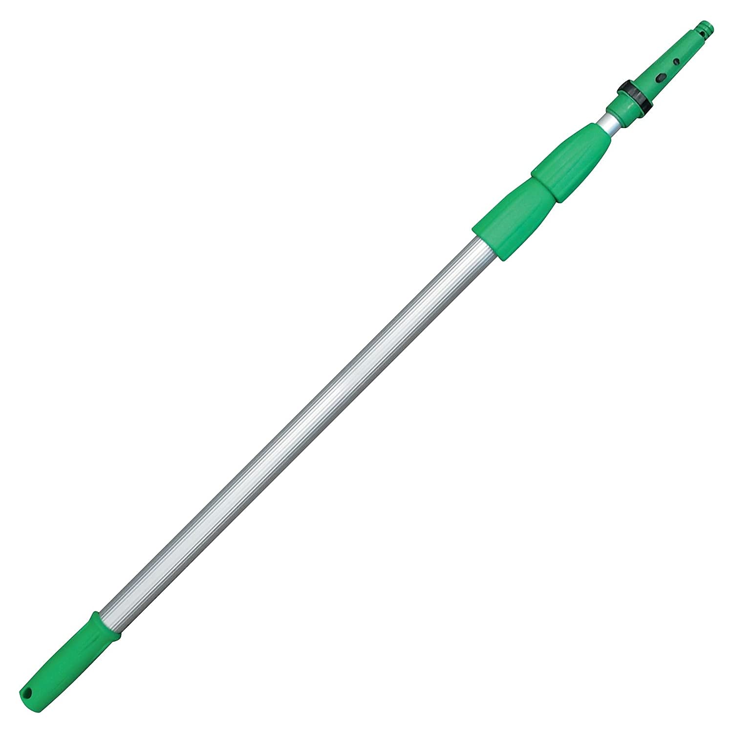 Unger Perche télescopique OptiLoc 4,50 cm (compatible avec les outils de nettoyage de vitres, poignée ergonomique, embout antidérapant, fermeture rotative à deux composants) ED450