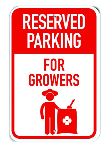 Panneau Resevered Parking for Growers Signalisation Plaque Aluminium