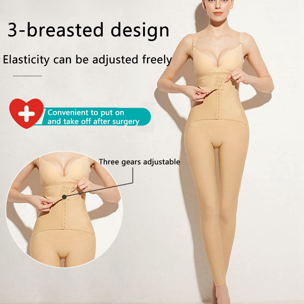 Shapewear per Le Donne Shaper per Il Controllo della Pancia Copertura della Coscia e della Schiena Busto Body Sollevatore di Testa a Busto Aperto