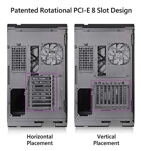 Image of Thermaltake View 51 Motherboard Sync ARGB E-ATX Full Tower Gaming Computer Case with 2 200mm ARGB 5V Motherboard Sync RGB Fans + 140mm Black Rear Fan Pre-Installed CA-1Q6-00M1WN-00