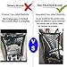 DYKESON Dog Car Net Barrier Pet Barrier with Auto Safety Mesh Organizer Baby Stretchable Storage Bag Universal for Cars, SUVs -Easy Install, Car Divider for Driving Safely with Children & Pets