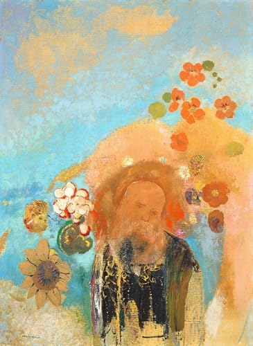 Affiche Artistique Évocation de Roussel Odilon Redon Toile Salon 60x90cm