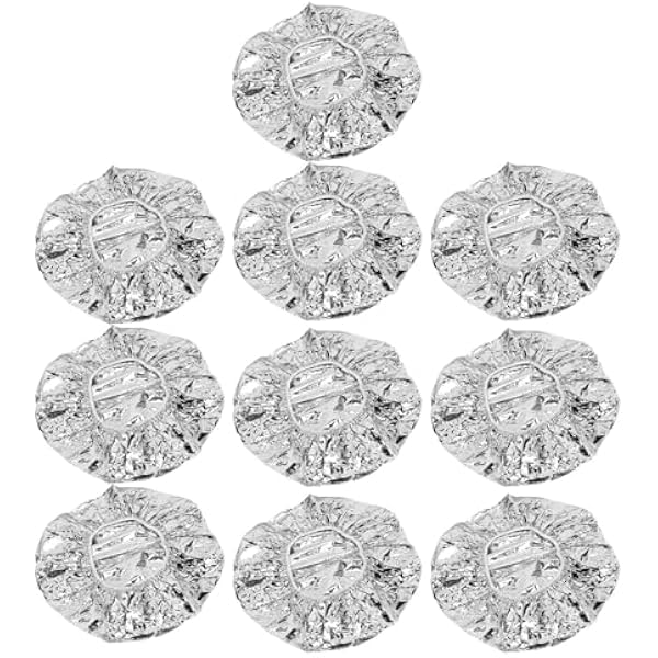 Elitzia ET232S, folia aluminiowa, głęboka kondycjonująca, pogrubiona czapka prysznicowa do obróbki gorącym olejem, wielokrotnego użytku, farbowanie włosów, parowar, do użytku w salonie domowym, 10 szt
