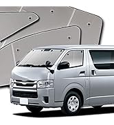 Amazon | 趣味職人 サンシェード シームレス ライト 車 ハイエース 200