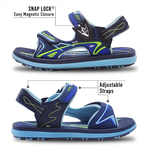Image of Gold Pigeon Shoes Easy SNAP LOCK Outdoor Water Kids Toddler Sandals for Girls & Boys. Everyday, Vocation, Pool, Summer, Beach Essentials.