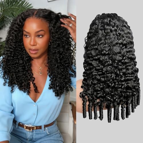 GHkfs Burmese Curly Wig Human Hair Pre Plucked 250 Density Human Hair Wig 13x6 Lace Front Wigs Human Hair for Black Women Curly Wig Human Hair Natural Color 24inch